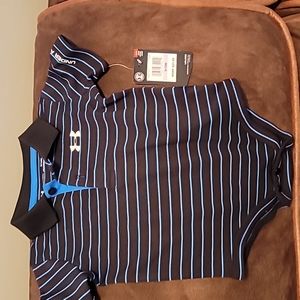Under Armour heat gear onesie, collard shirt, polo
